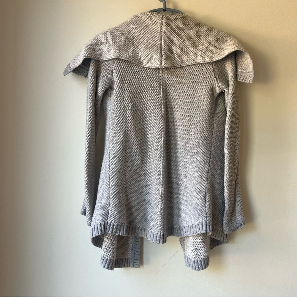 Ann Taylor Open Front Waterfall Cardigan Wool Blend Small - fits extra small - Picture 6 of 6